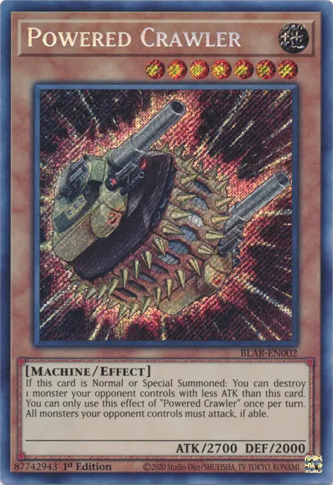Powered Crawler [BLAR-EN002] Secret Rare - Doe's Cards