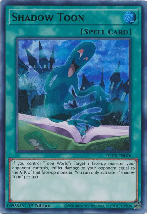 Shadow Toon (Green) [DLCS-EN076] Ultra Rare - Doe's Cards