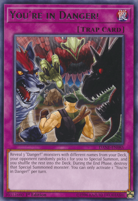 You're in Danger! [DANE-EN085] Rare - Doe's Cards