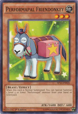 Performapal Friendonkey [SP15-EN026] Common - Doe's Cards