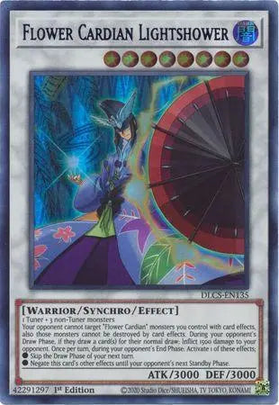 Flower Cardian Lightshower (Blue) [DLCS-EN135] Ultra Rare - Doe's Cards