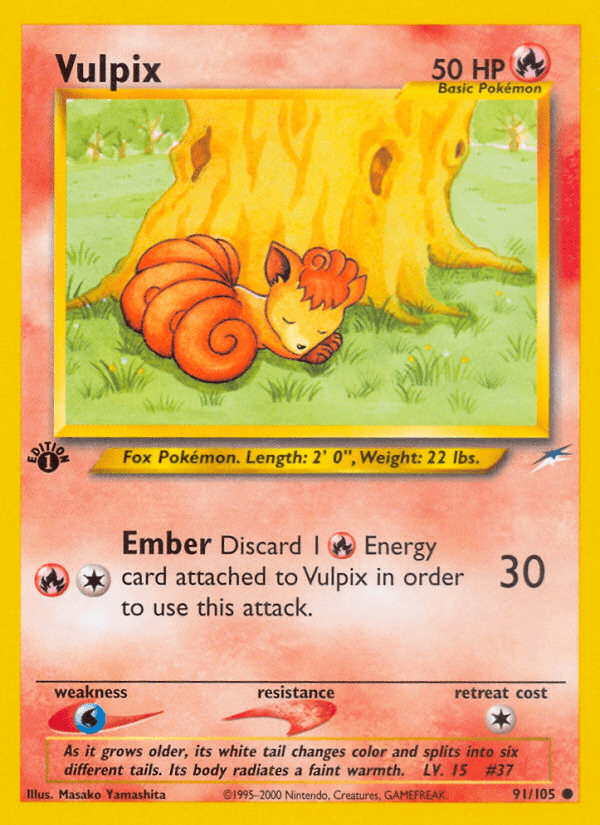 Vulpix (91/105) [Neo Destiny 1st Edition] - Doe's Cards