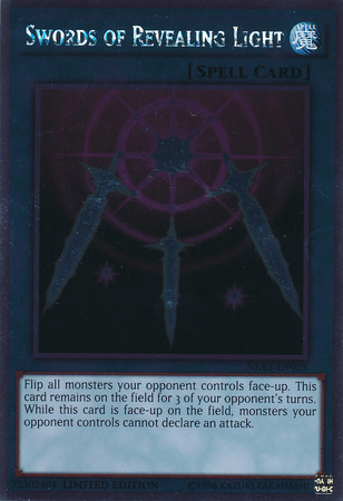 Swords of Revealing Light [NKRT-EN025] Platinum Rare - Doe's Cards