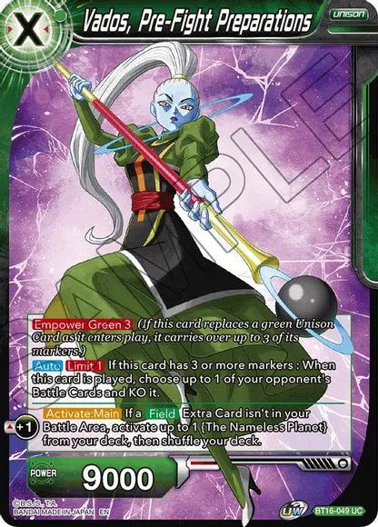 Vados, Pre-Fight Preparations (BT16-049) [Realm of the Gods] - Doe's Cards