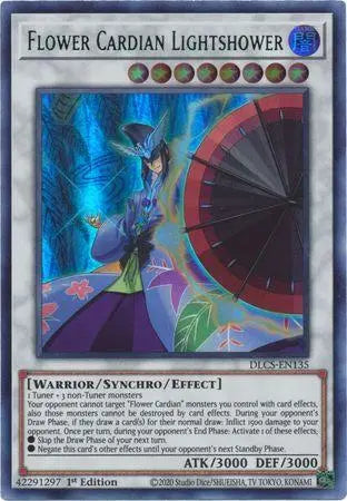 Flower Cardian Lightshower (Green) [DLCS-EN135] Ultra Rare - Doe's Cards