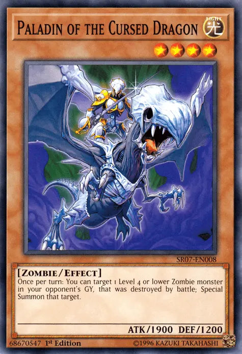 Paladin of the Cursed Dragon [SR07-EN008] Common - Doe's Cards