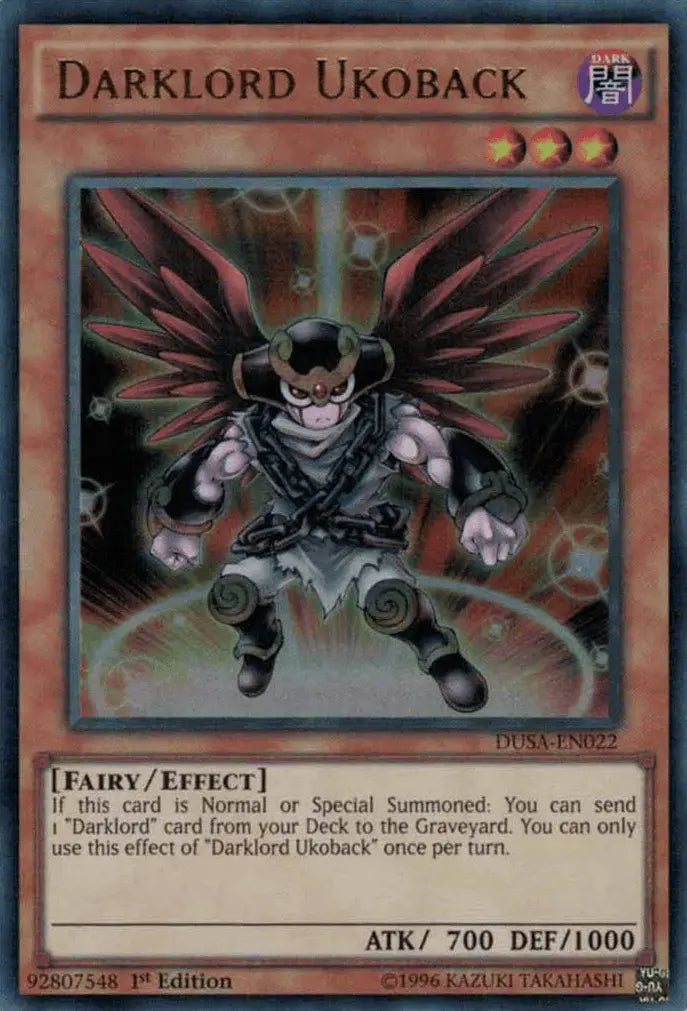 Darklord Ukoback [DUSA-EN022] Ultra Rare - Doe's Cards