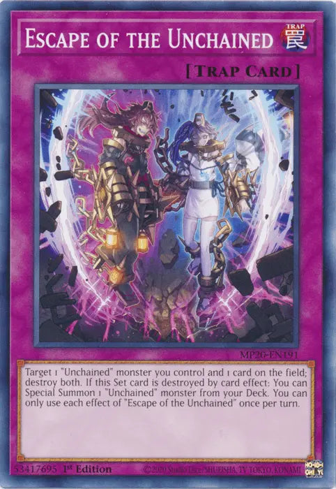 Escape of the Unchained [MP20-EN191] Common - Doe's Cards