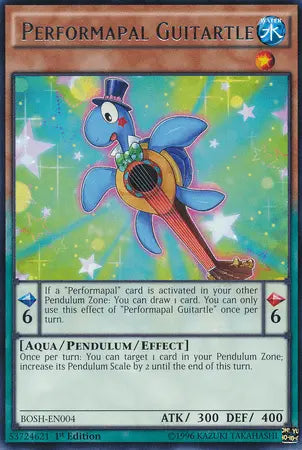 Performapal Guitartle [BOSH-EN004] Rare - Doe's Cards