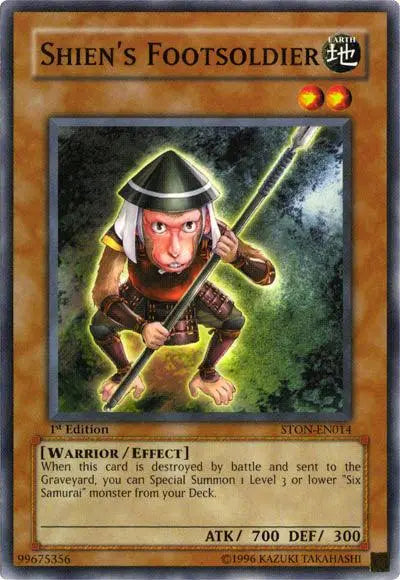 Shien's Footsoldier [STON-EN014] Common - Doe's Cards
