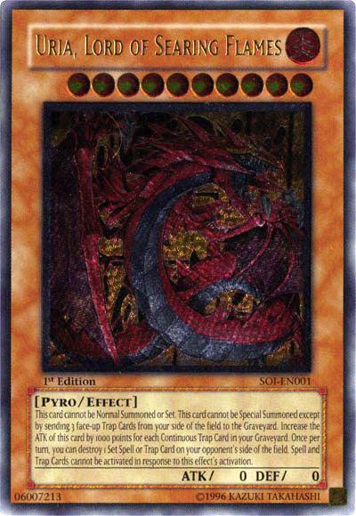 Uria, Lord of Searing Flames (UTR) [SOI-EN001] Ultimate Rare - Doe's Cards