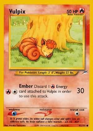 Vulpix (91/105) [Neo Destiny Unlimited] - Doe's Cards