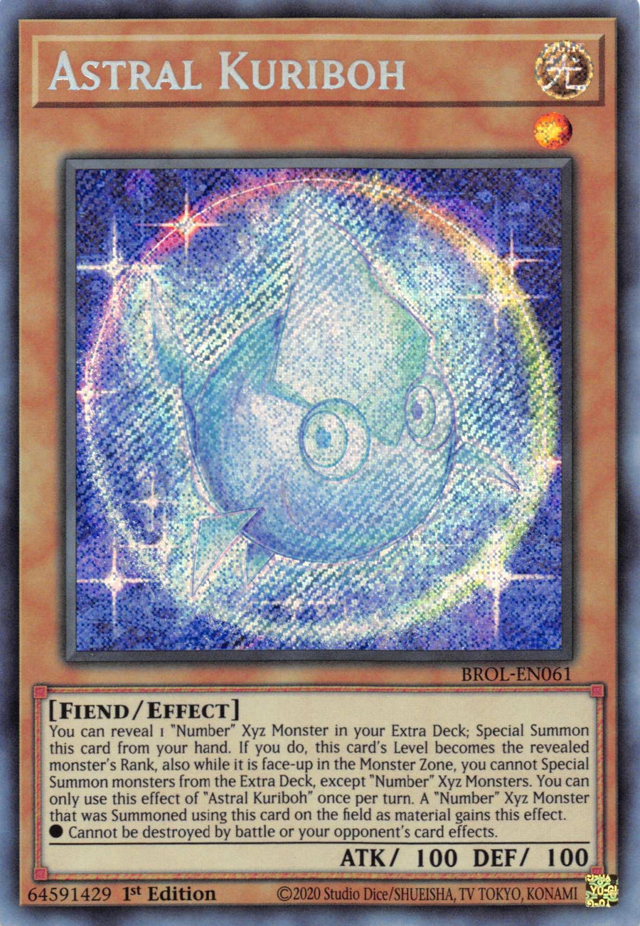 Astral Kuriboh [BROL-EN061] Secret Rare - Doe's Cards