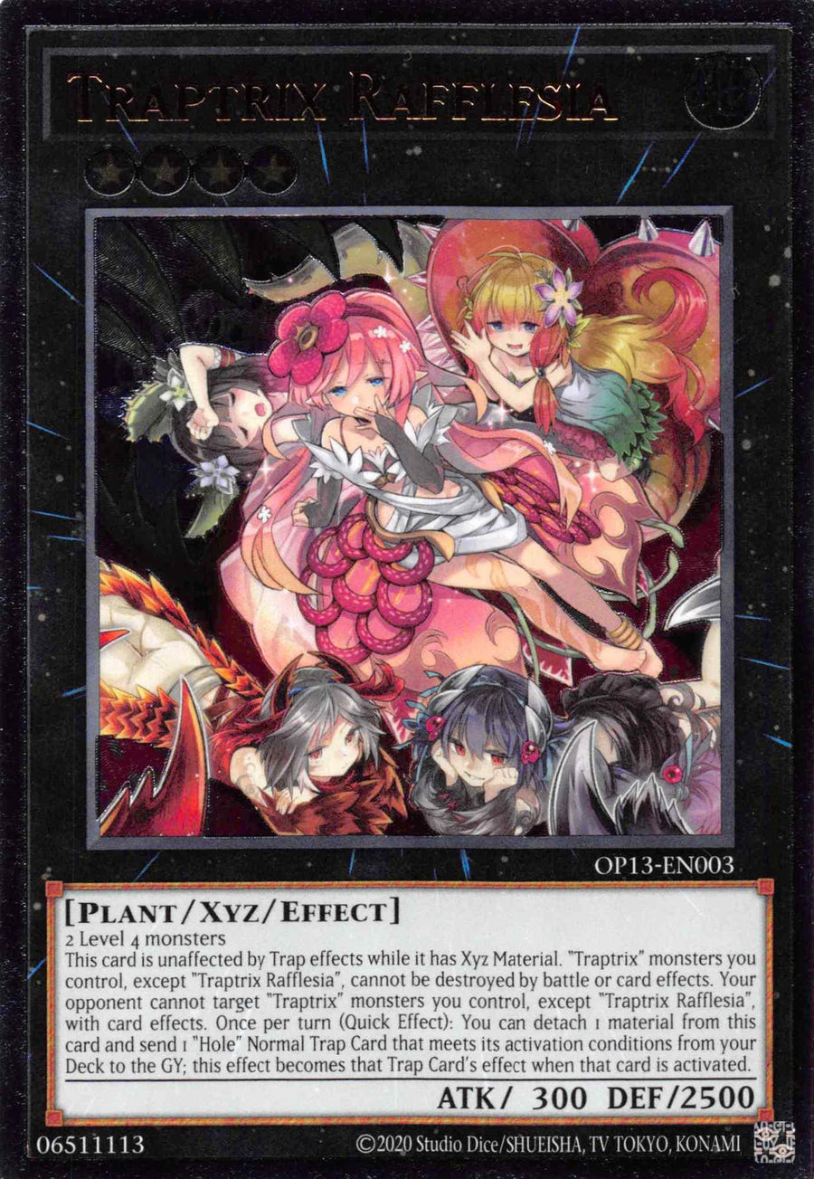 Traptrix Rafflesia [OP13-EN003] Ultimate Rare - Doe's Cards