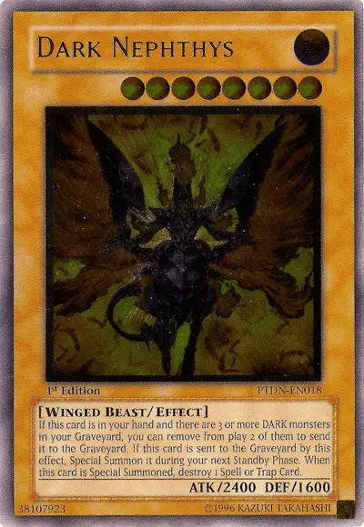 Dark Nephthys [PTDN-EN018] Ultimate Rare - Doe's Cards