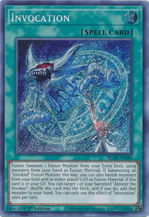 Invocation [BLAR-EN084] Secret Rare - Doe's Cards