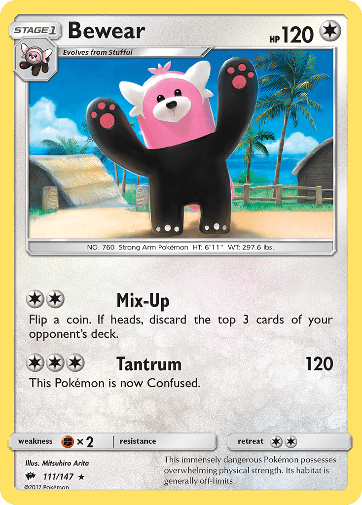 Bewear (111/147) [Sun & Moon: Burning Shadows] - Doe's Cards