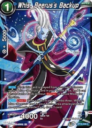 Whis, Beerus's Backup (BT16-039) [Realm of the Gods] - Doe's Cards