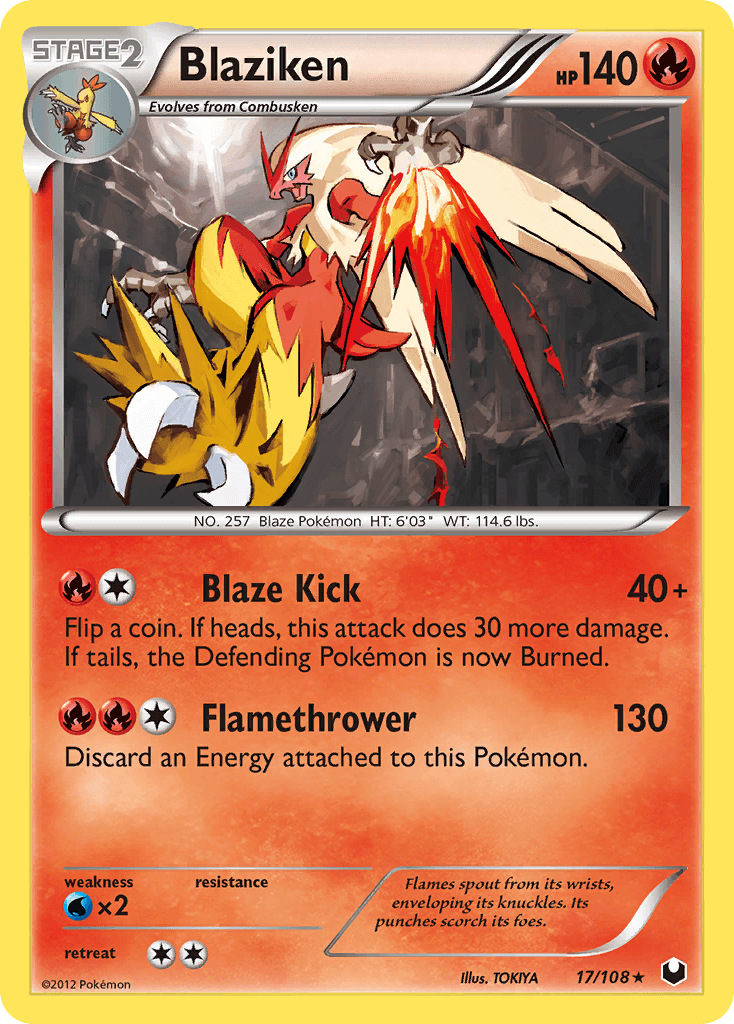 Blaziken (17/108) [Black & White: Dark Explorers] - Doe's Cards