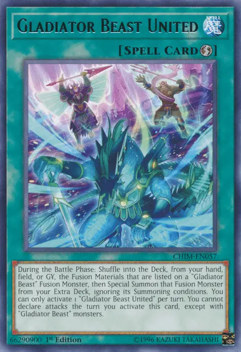 Gladiator Beast United [CHIM-EN057] Rare - Doe's Cards