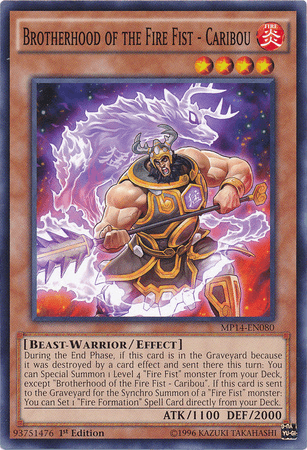 Brotherhood of the Fire Fist - Caribou [MP14-EN080] Common - Doe's Cards