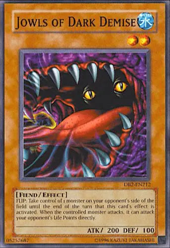 Jowls of Dark Demise [DB2-EN212] Common - Doe's Cards