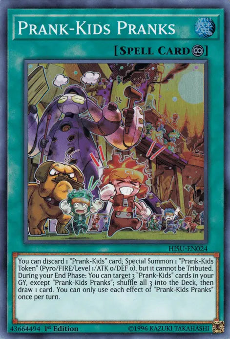 Prank-Kids Pranks [HISU-EN024] Super Rare - Doe's Cards