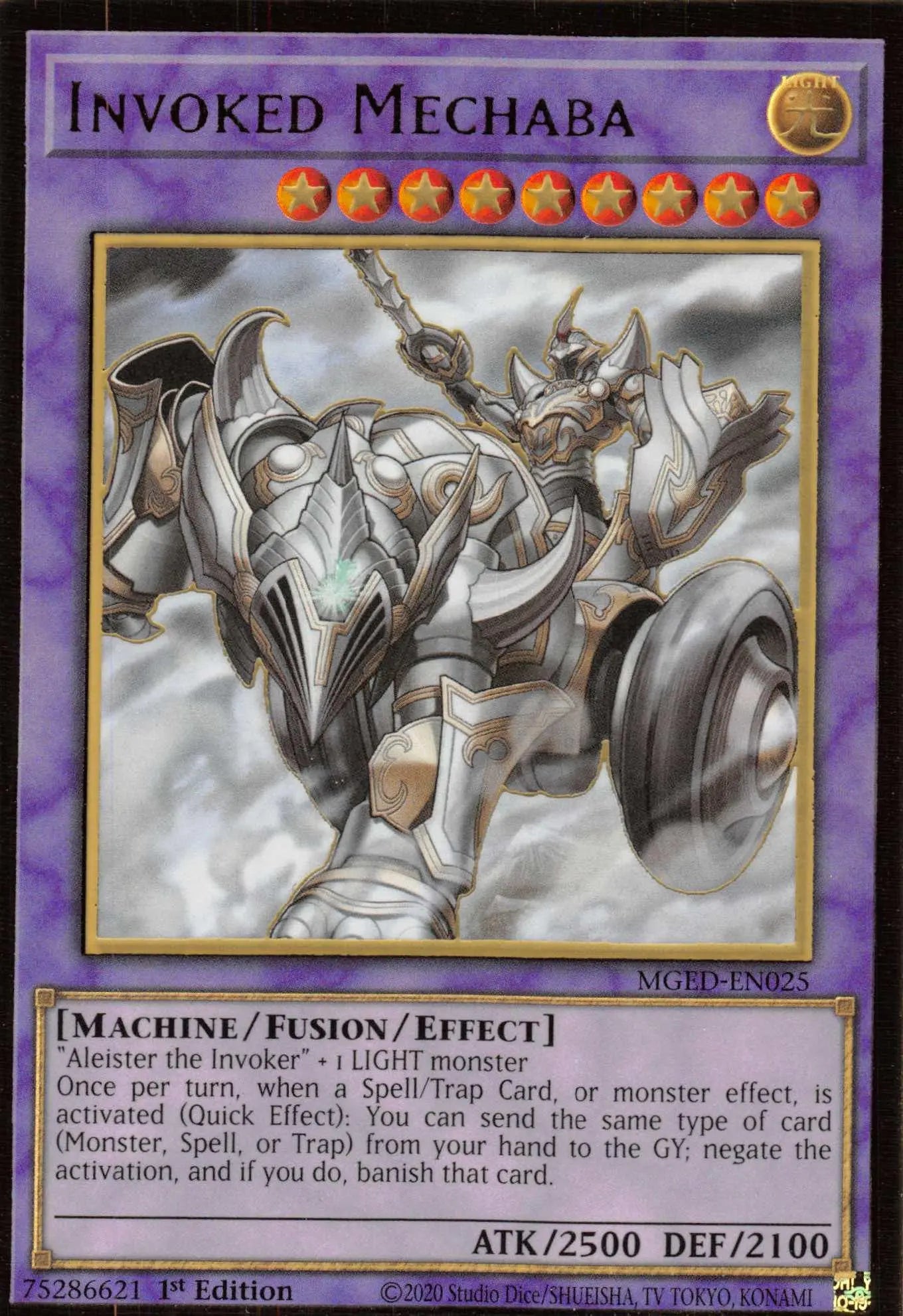 Invoked Mechaba [MGED-EN025] Gold Rare - Doe's Cards