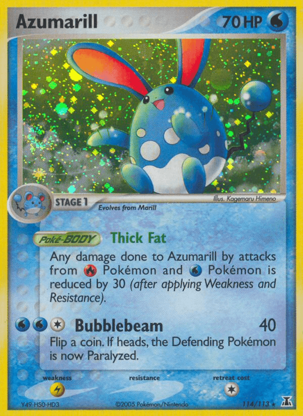 Azumarill (114/113) [EX: Delta Species] - Doe's Cards