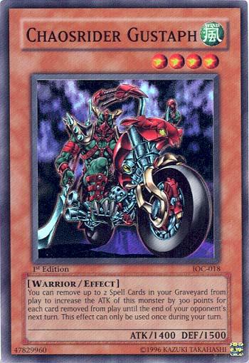 Chaosrider Gustaph [IOC-018] Super Rare - Doe's Cards