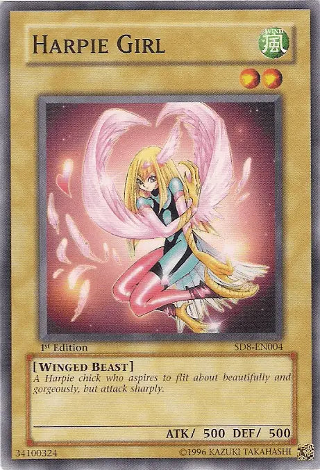Harpie Girl [SD8-EN004] Common - Doe's Cards