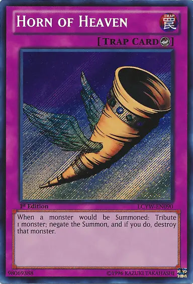 Horn of Heaven [LCYW-EN090] Secret Rare - Doe's Cards
