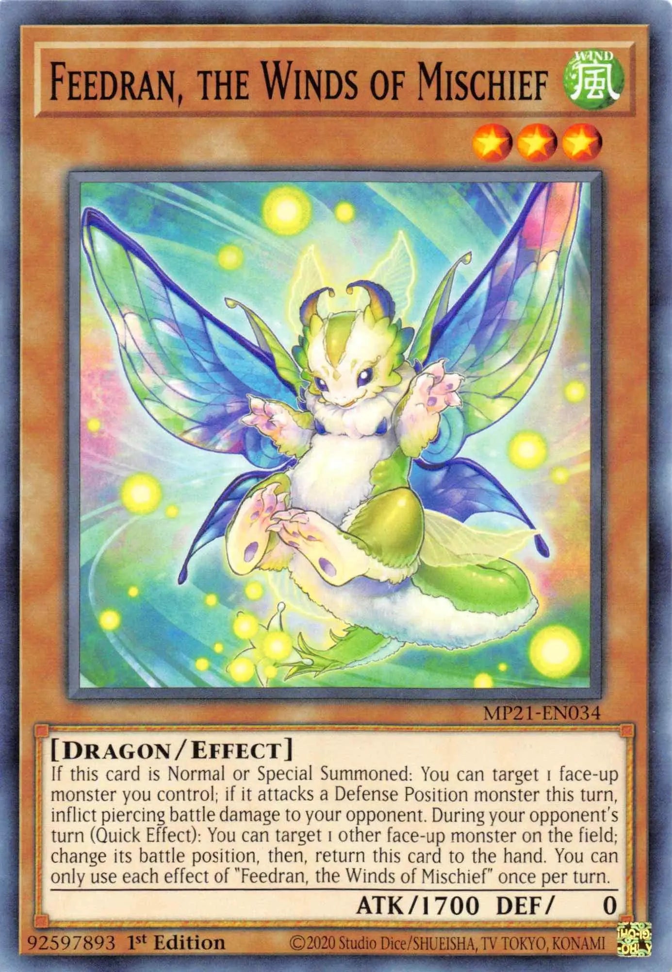 Feedran, the Winds of Mischief [MP21-EN034] Common - Doe's Cards