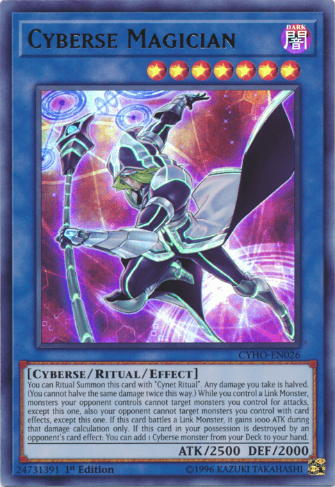 Cyberse Magician [CYHO-EN026] Ultra Rare - Doe's Cards