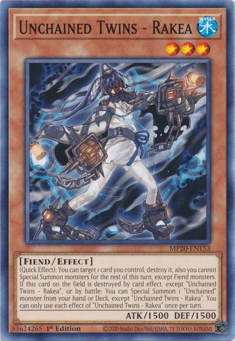 Unchained Twins - Rakea [MP20-EN153] Common - Doe's Cards