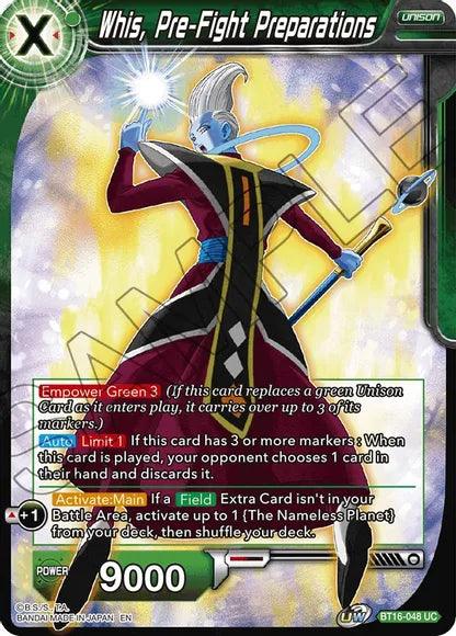 Whis, Pre-Fight Preparations (BT16-048) [Realm of the Gods] - Doe's Cards