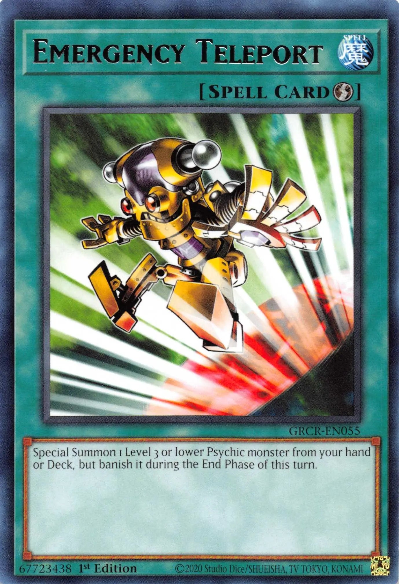 Emergency Teleport [GRCR-EN055] Rare - Doe's Cards
