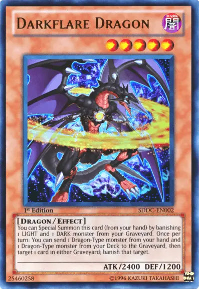 Darkflare Dragon [SDDC-EN002] Ultra Rare - Doe's Cards