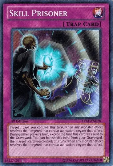 Skill Prisoner [LVAL-EN078] Super Rare - Doe's Cards