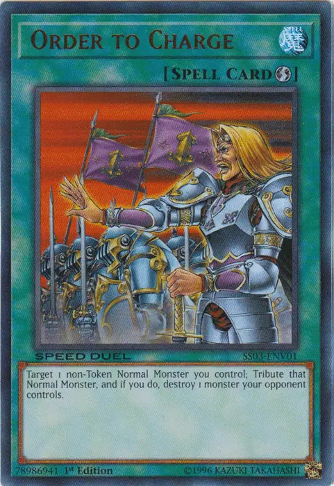 Order to Charge [SS03-ENV01] Ultra Rare - Doe's Cards
