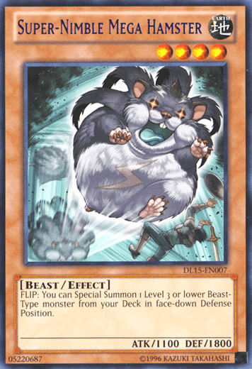 Super-Nimble Mega Hamster (Purple) [DL15-EN007] Rare - Doe's Cards