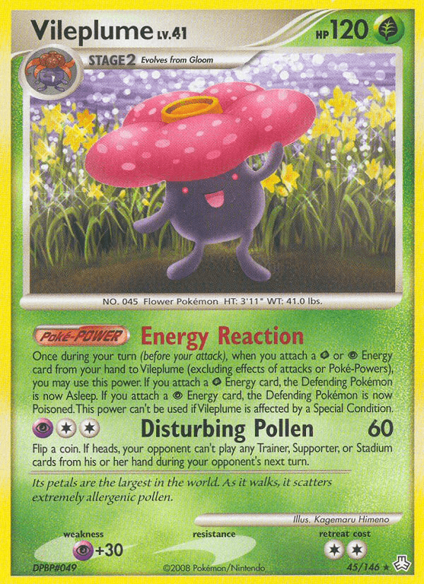 Vileplume (45/146) [Diamond & Pearl: Legends Awakened] - Doe's Cards