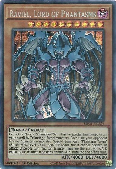 Raviel, Lord of Phantasms [MP21-EN254] Prismatic Secret Rare - Doe's Cards