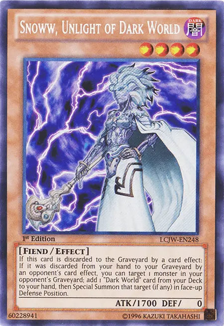 Snoww, Unlight of Dark World [LCJW-EN248] Secret Rare - Doe's Cards