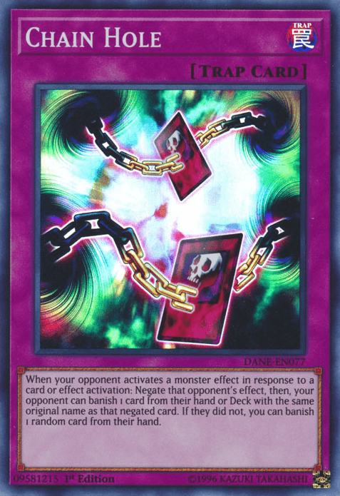 Chain Hole [DANE-EN077] Super Rare - Doe's Cards