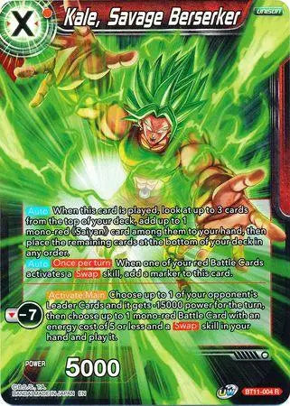 Kale, Savage Berserker (BT11-004) [Vermilion Bloodline 2nd Edition] - Doe's Cards