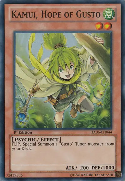Kamui, Hope of Gusto [HA06-EN044] Super Rare - Doe's Cards