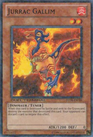 Jurrac Gallim [DT04-EN026] Common - Doe's Cards
