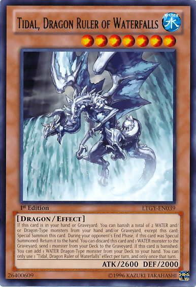 Tidal, Dragon Ruler of Waterfalls [LTGY-EN039] Rare - Doe's Cards