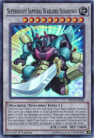 Superheavy Samurai Warlord Susanowo [SECE-EN048] Super Rare - Doe's Cards